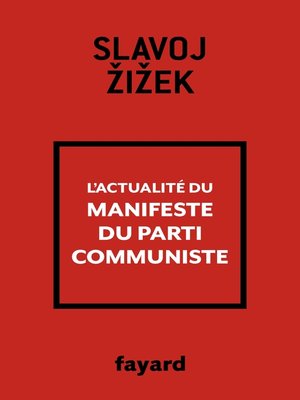 cover image of L'actualité du Manifeste du Parti communiste